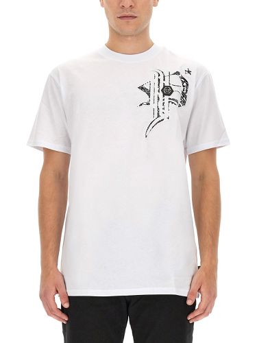 Philipp plein t-shirt with logo - philipp plein - Modalova