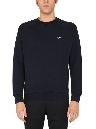 Maison kitsuné crewneck sweatshirt - maison kitsuné - Modalova