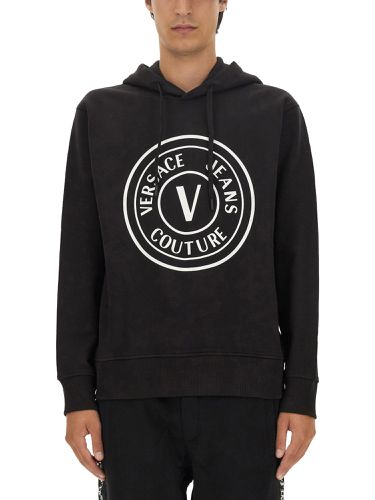 Sweatshirt with logo - versace jeans couture - Modalova