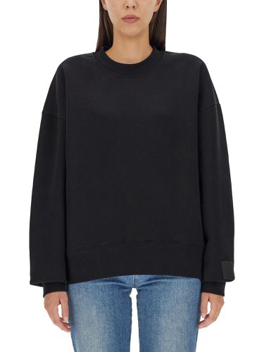 Ami paris cotton sweatshirt - ami paris - Modalova