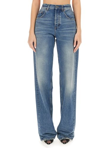 Extra-long baggy jeans - saint laurent - Modalova