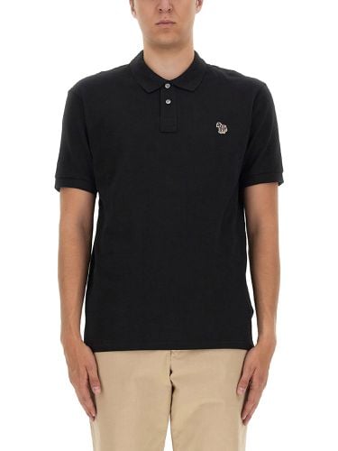 Polo shirt with zebra patch - ps by paul smith - Modalova