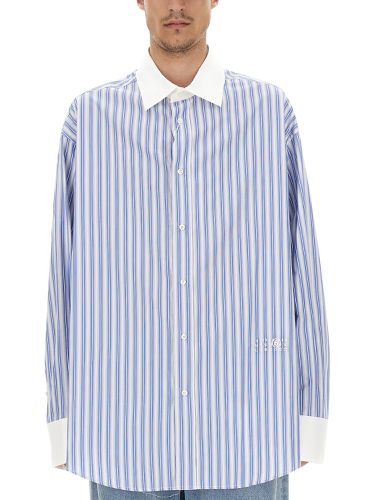 Oversize fit shirt - mm6 maison margiela - Modalova