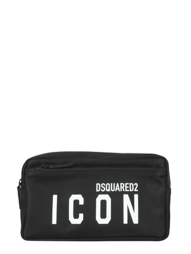 Beauty case with icon print - dsquared - Modalova