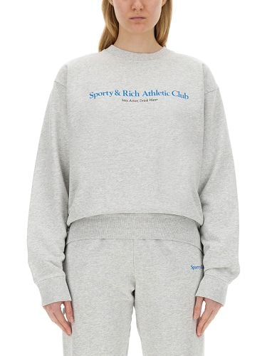 Sporty & rich sweatshirt with logo - sporty & rich - Modalova