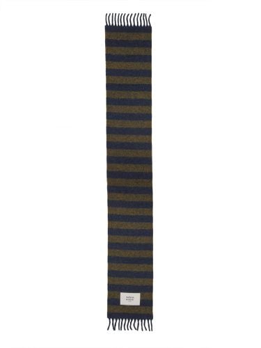 Scarf with stripe pattern - maison kitsuné - Modalova