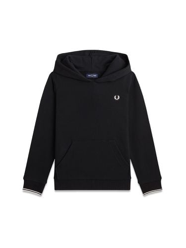 Fred perry tipped hooded sweatshirt - fred perry - Modalova