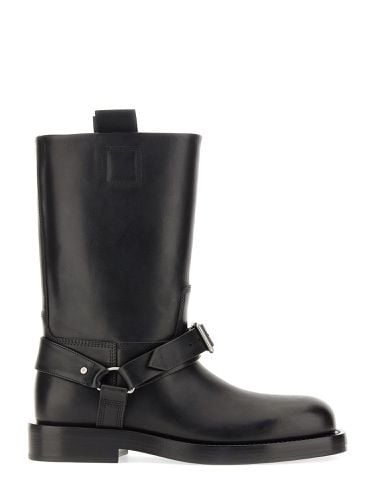 Burberry saddle boot - burberry - Modalova