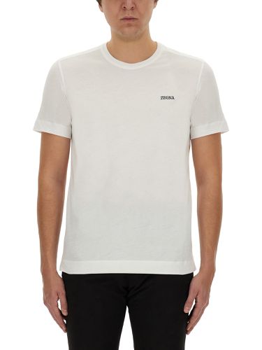 Zegna t-shirt with logo - zegna - Modalova