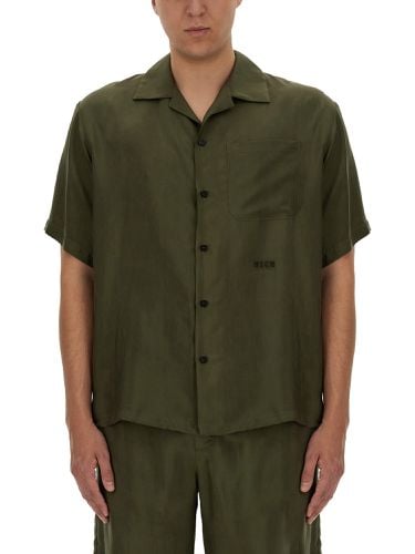 Msgm shirt with logo - msgm - Modalova