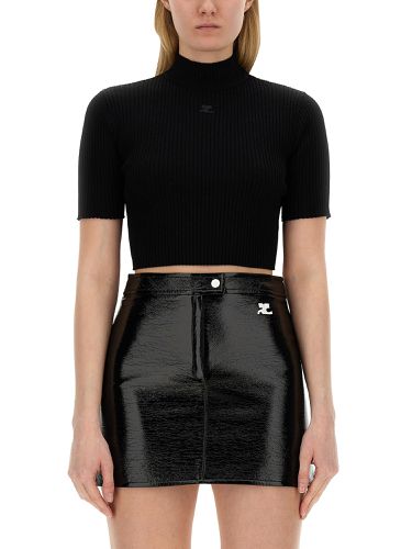 Courreges top cropped - courreges - Modalova