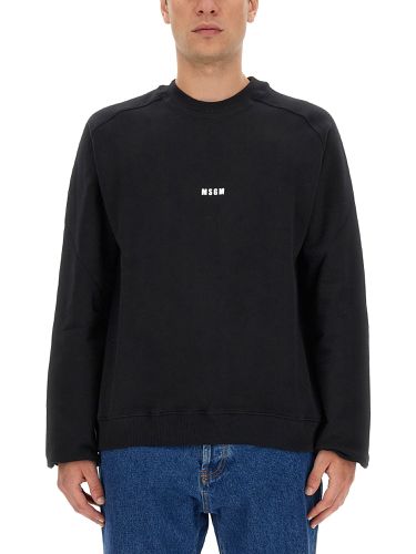 Msgm sweatshirt with logo - msgm - Modalova