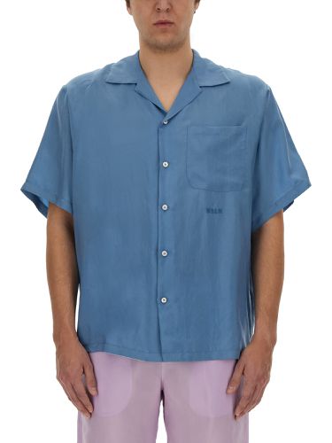 Msgm cupro shirt - msgm - Modalova