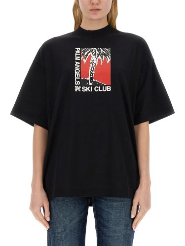 Palm soft fit t-shirt ski club - palm angels - Modalova