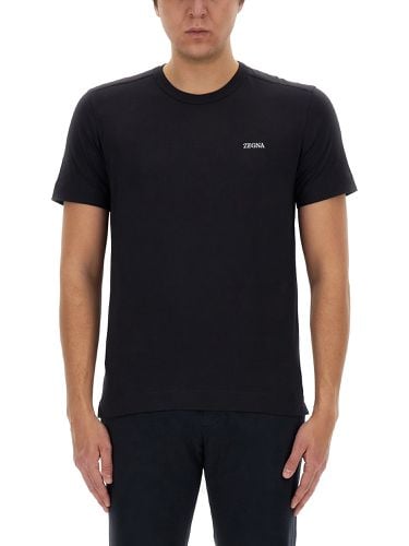 Zegna t-shirt with logo - zegna - Modalova