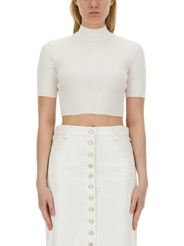 Courreges top cropped - courreges - Modalova