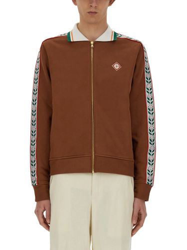 Casablanca zip sweatshirt - casablanca - Modalova