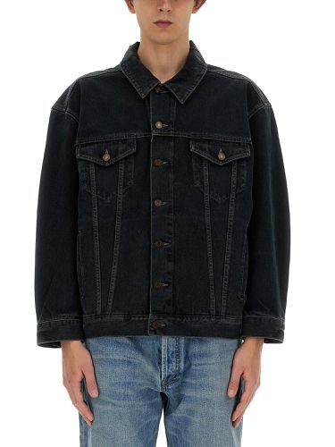 Oversized denim jacket - saint laurent - Modalova