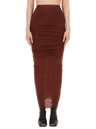 Rick owens long skirt "shrimp" - rick owens - Modalova