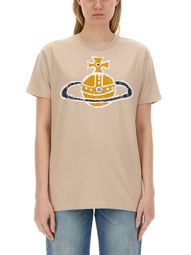 Vivienne westwood t-shirt with logo - vivienne westwood - Modalova