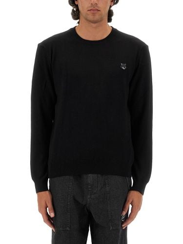 Maison kitsuné fox patch jersey - maison kitsuné - Modalova