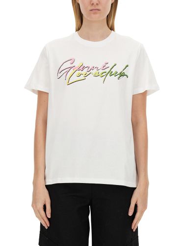 Ganni t-shirt with logo - ganni - Modalova