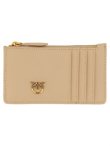 Pinko leather card holder - pinko - Modalova