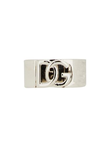 Dolce & gabbana cut-out logo ring - dolce & gabbana - Modalova