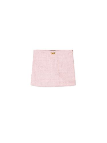 Versace skirt cotton mix tweed - versace - Modalova