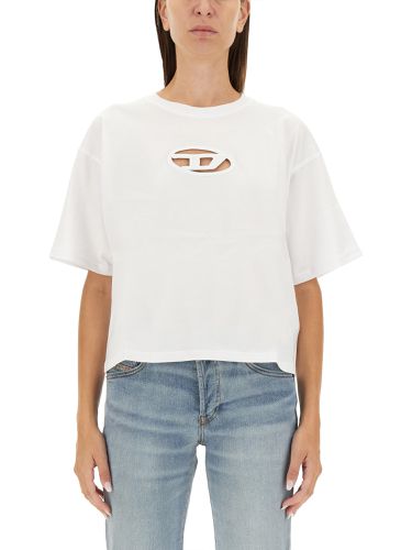 Diesel "t-buxt-crop-od" t-shirt - diesel - Modalova