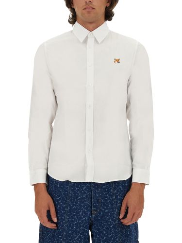 Maison kitsuné fox patch shirt - maison kitsuné - Modalova