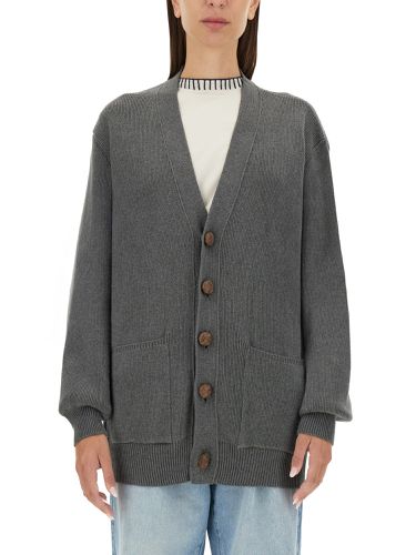 Golden goose cardigan with logo - golden goose - Modalova