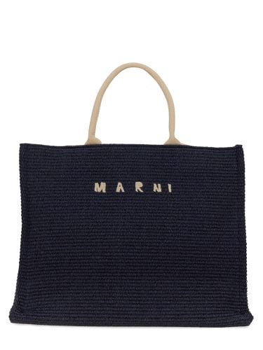 Marni shopping bag with logo - marni - Modalova