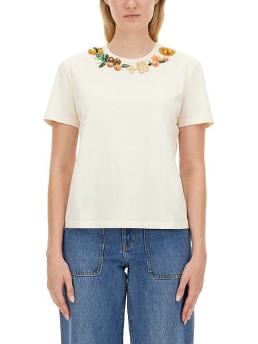 Tory burch cotton t-shirt - tory burch - Modalova