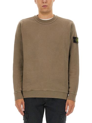 Stone island sweatshirt with logo - stone island - Modalova