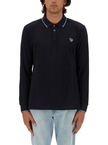 Polo shirt with zebra patch - ps by paul smith - Modalova