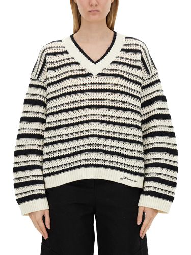 Ganni v-neck sweater - ganni - Modalova