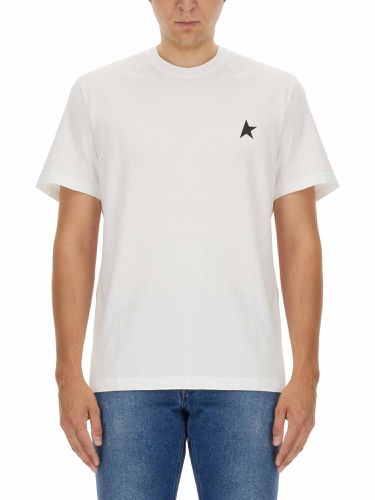 Golden goose logo print t-shirt - golden goose - Modalova