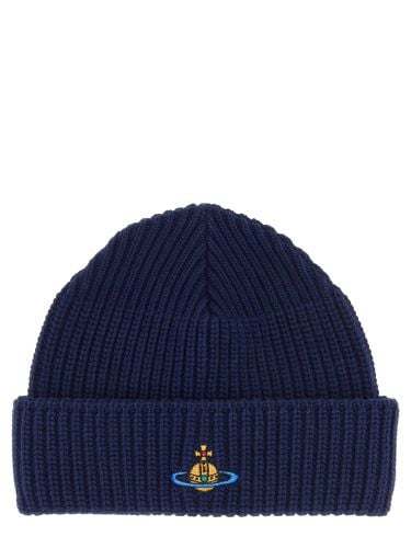 Beanie hat with logo - vivienne westwood - Modalova