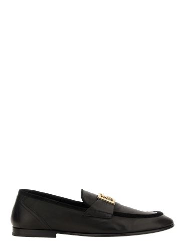 Dolce & gabbana loafer with logo - dolce & gabbana - Modalova