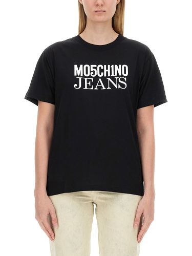 Moschino jeans t-shirt with logo - moschino jeans - Modalova