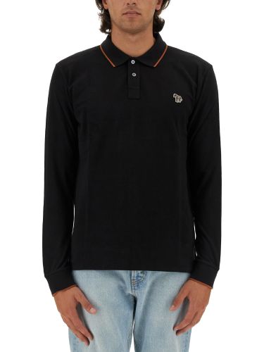 Polo shirt with zebra patch - ps by paul smith - Modalova