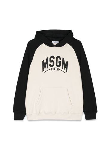 Msgm raglan hoodie boy - msgm - Modalova