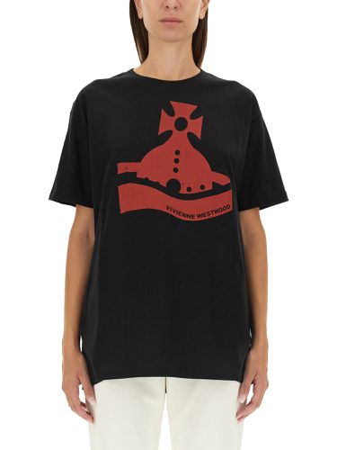 Sunken orb" t-shirt - vivienne westwood - Modalova