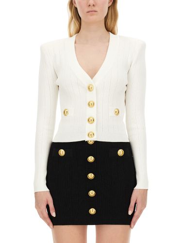 Balmain cropped cardigan - balmain - Modalova