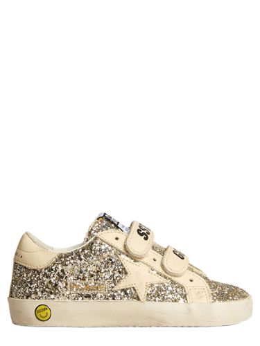 Old school laminated suede upper leather star and heel - golden goose - Modalova