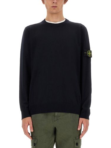 Stone island jersey with logo - stone island - Modalova