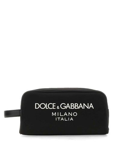 Necessaire with logo - dolce & gabbana - Modalova