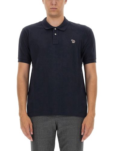 Polo with logo patch - ps by paul smith - Modalova