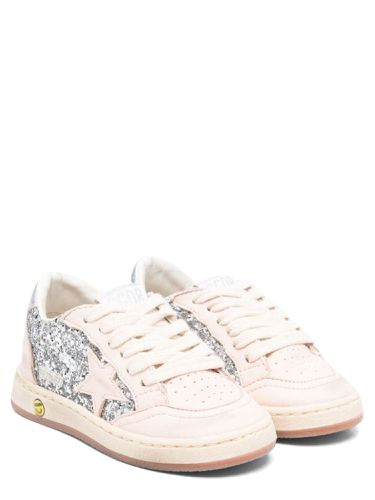 Ballstar glitter upper nappa toe star and spur laminated heel - golden goose - Modalova